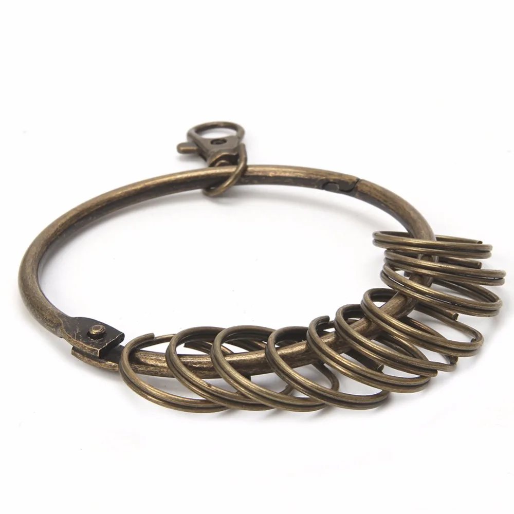 Брелок для ключей зажимы застежка на крючок большое кольцо Сплит сделай сам