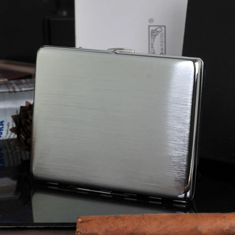 High Quality Copper Cigarette Case Box Metal Tobacco Holder for 10 Cigarettes of 100mm Long Дом и сад