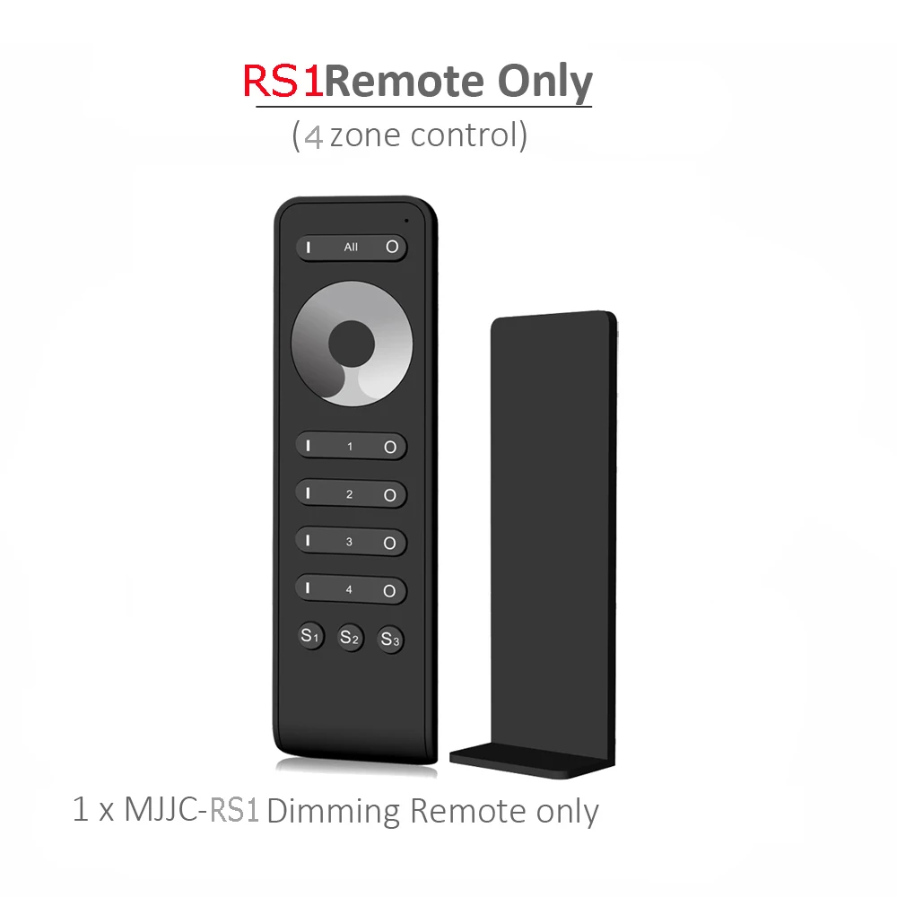 RS1 (4 Zone Remote) s1-b диммер 220 в Симисторный светодиодный 220 В 230 В 110 В AC Беспроводной РФ затемнения кнопочный переключатель с 2.4 г дистанционного диммер 220 В контроллер для светодиодных ламп Лампы для мотоциклов - Цвет: RS1 (4 Zone Remote)