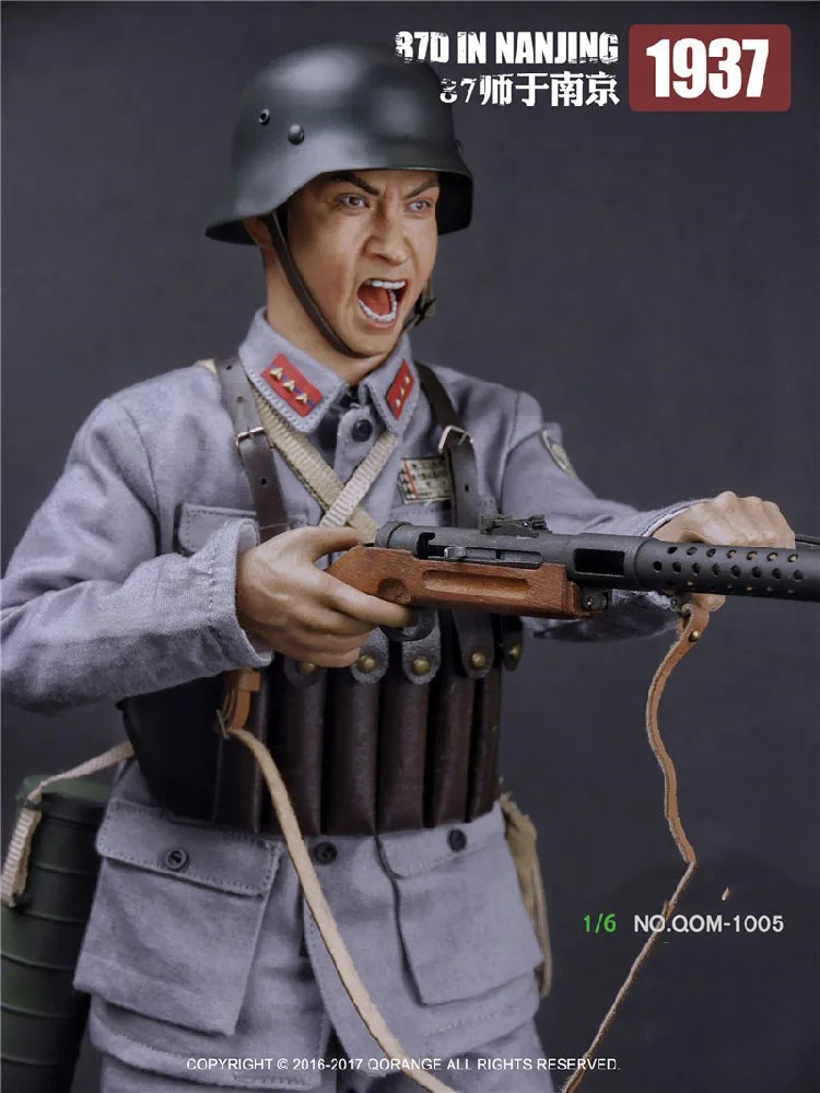 

Collectible 1/6 Male Solider Military National Revolutionary Army 87th Division IN NanJing Clothes Set for 12" Action Figure