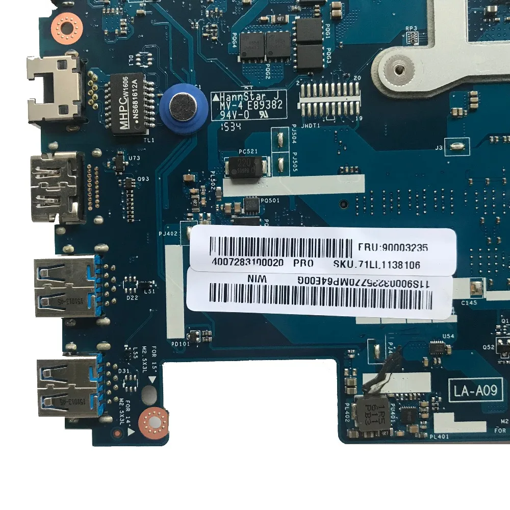 SZWXZY новый оригинальный 90003235 для ноутбука Lenovo G505 материнская плата DDR3 VALGC_GD LA A092P 100%