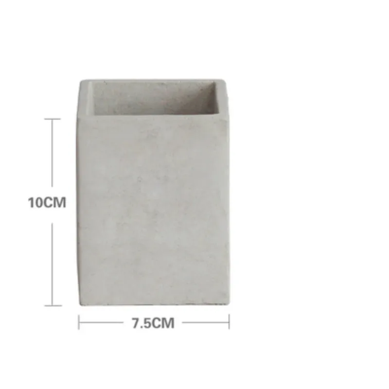

3D Concrete Planter Molds Square Cube Silicone Cement Mold for flower pot Desktop Decorating flowerpot vase mould