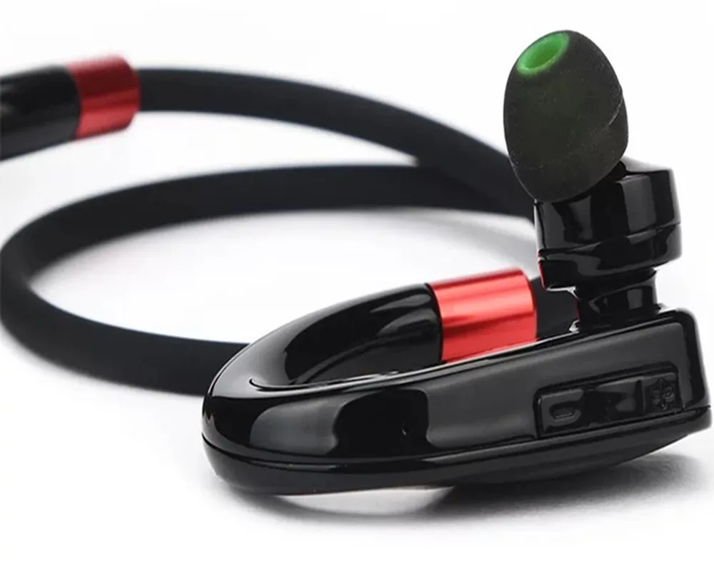 fineblue M1 Водонепроницаемый Спортивная гарнитура Беспроводной Bluetooth V4.1 наушники, наушное крепление, беговые наушники с микрофоном работы в режиме воспроизведения музыки