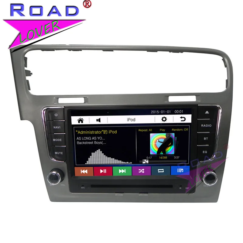 Автомобильный медиацентр TOPNAVI Wince 6 0 2 Din 8 дюймов DVD плеер авторадио для VW Golf 7 2013