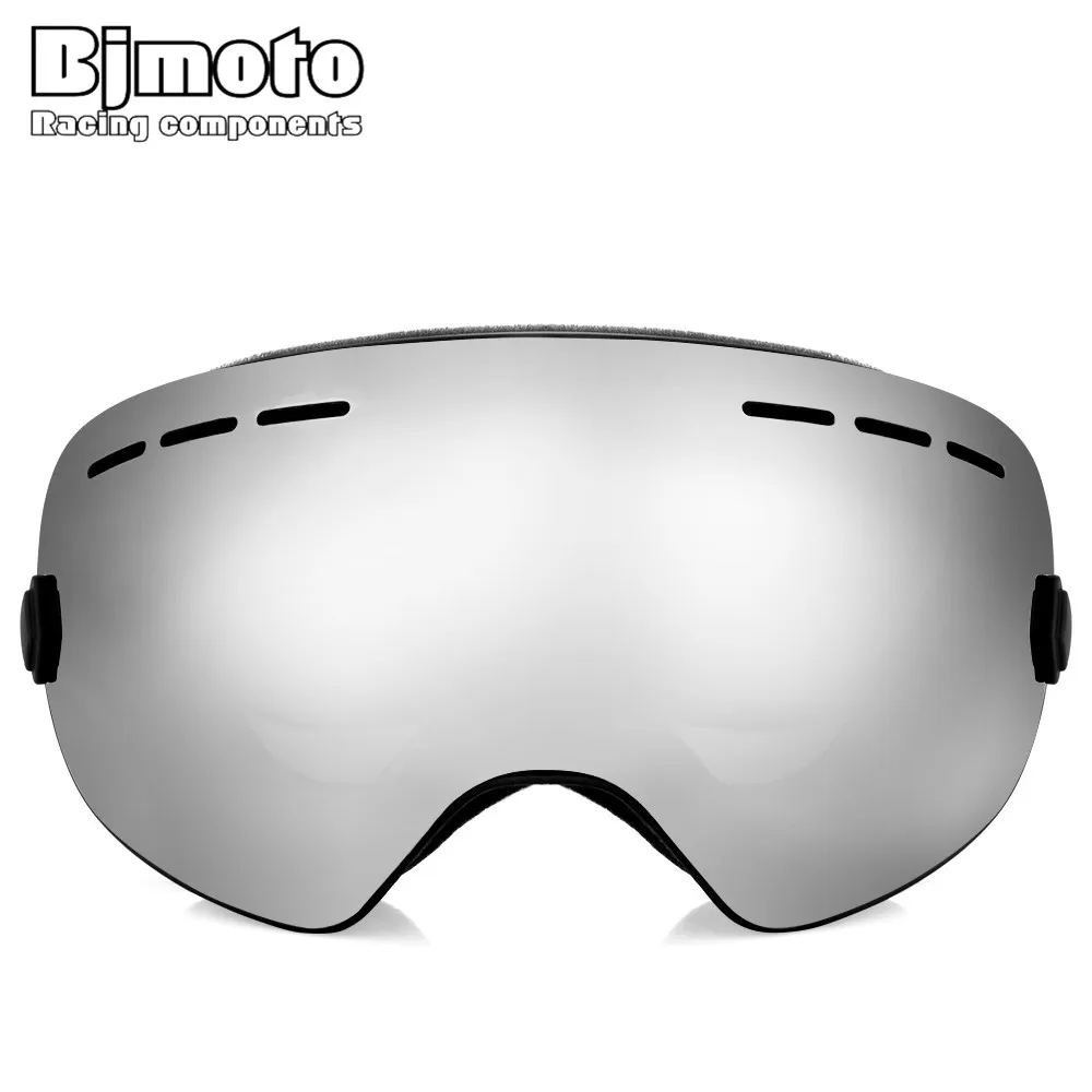 BJMOTO мотоциклетные лыжные очки двухслойные UV400 антизапотевающие большие Лыжные