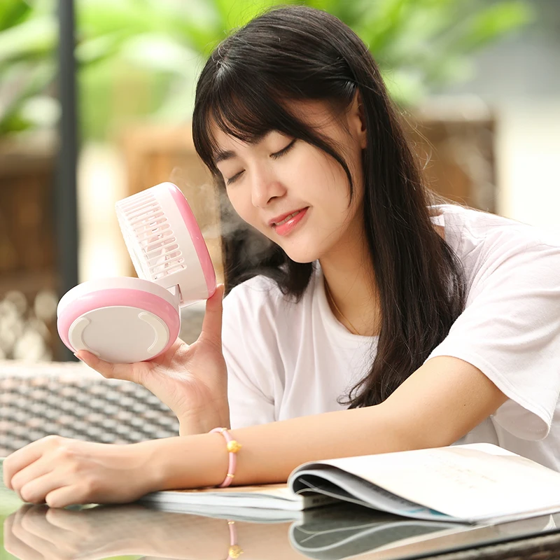 USB mini portable water jet cooler spray fan cold charging small desktop | Бытовая техника