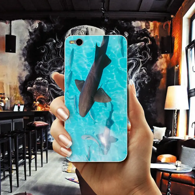 Soft TPU Cell Phone Cases Seashell Sea for HTC One M7 M8 M9 M10 E9 Plus U11 A9 Desire 530 630 626 628 816 820 Ocean Fish Sharks |