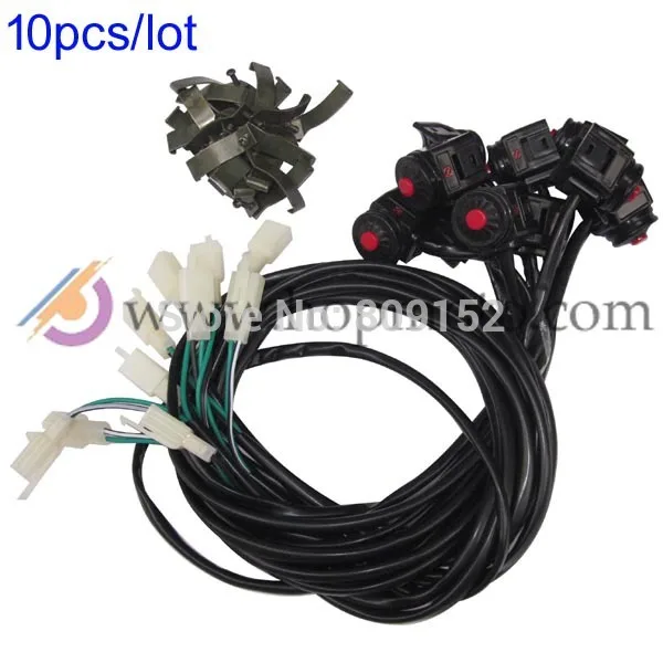 10 шт. выключатель для велосипеда-внедорожника карманный мини-велосипеда |