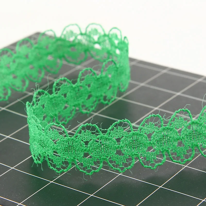 10 метров/Сделай сам шитье цветочное украшение кружевная Лента ткань чистый цвет