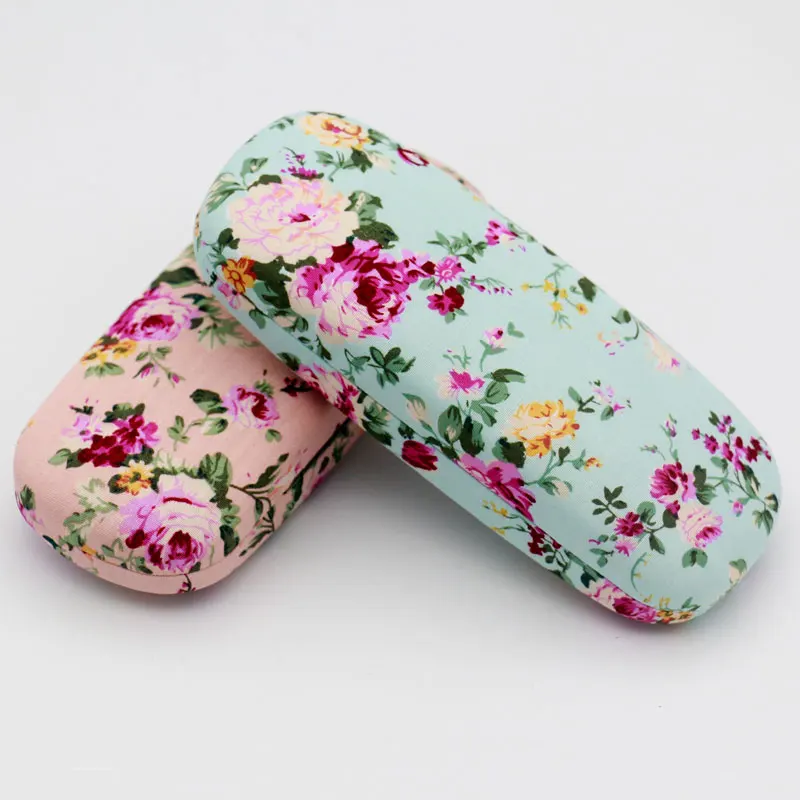Retro Chinese style Eyewear case men women clean cloth elegant eyeglass Box Art Painting Glasses Case 4 Colors YY-007 | Дом и сад