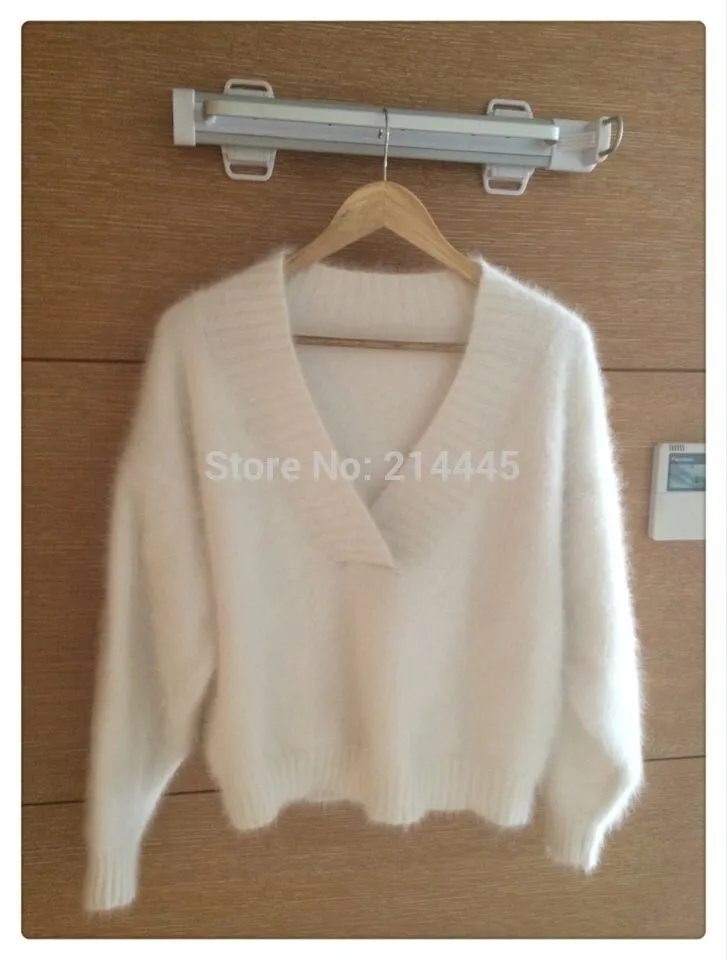 100% Genuine mink cashmere sweater women's Plush pure sweaters pullovers basic coat free shipping JN214 | Женская одежда