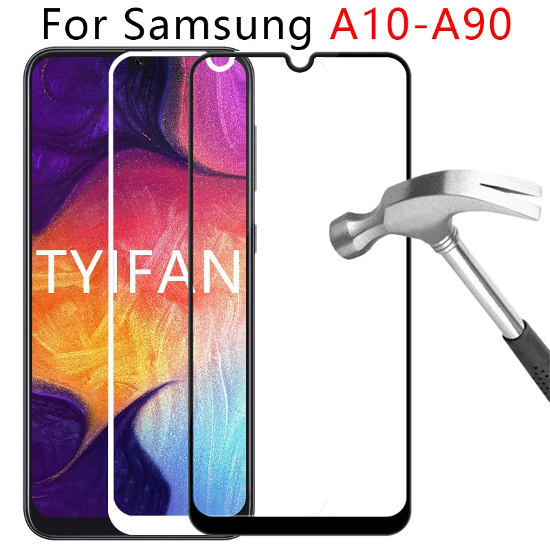 Защитное стекло для samsung galaxy закаленное 9h a10 a20 e a20e a30 a40 s a40s a50 a60 a70 a80 a90|Защитные