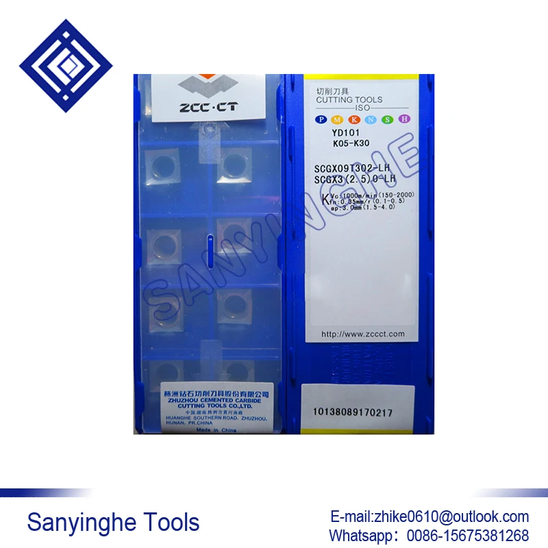 

10pcs/lots YD101 SCGX09T302-LH cnc carbide turning inserts
