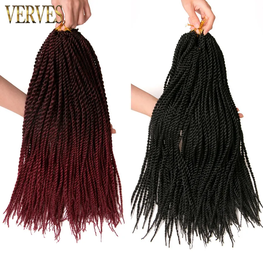 10 шт. 30 прядей/комплект косы с крючком синтетические Омбре плетеные волосы 18
