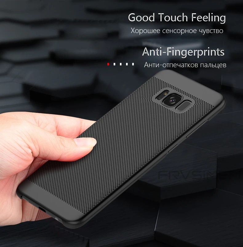 Матовый Жесткий Тонкий чехол для телефона Samsung Galaxy S8 S9 Plus S7 S6 edge оболочка J8 J6 J4 A6 A8