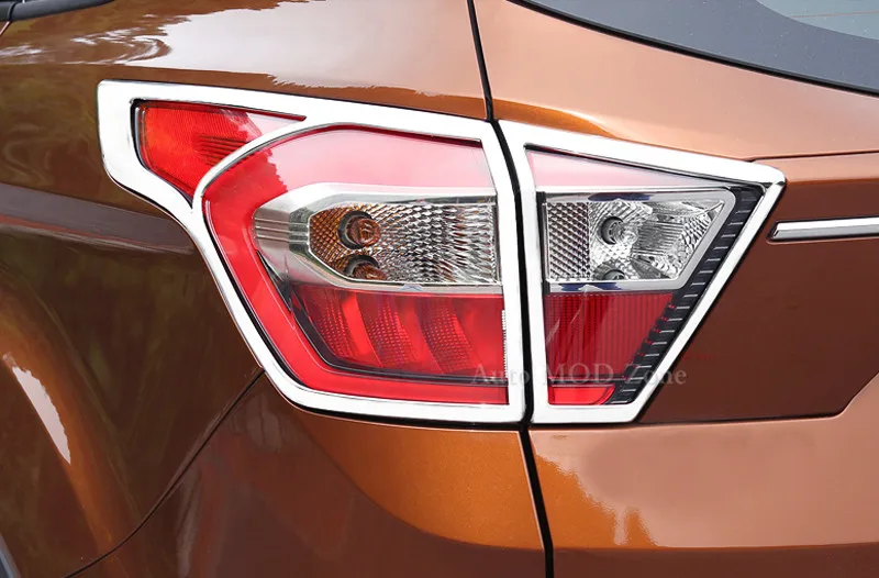 New For Ford Kuga Escape 2017 ABS Car Rear Light Lamp Decorative Cover Lid Trim 4pcs |