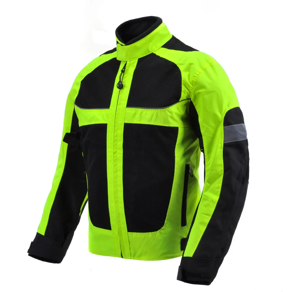 Motorcycle jacket racing motorcycle men jaqueta motorbike motos motociclismo chaqueta moto mesh breathable reflecive black XXXL |