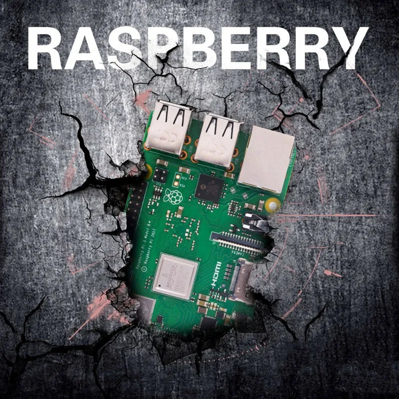 Raspberry Pi 3 Model B + Rpi Plus с 1Gb Bcm2837B0 1 4 Ghz Arm Cortex A53 Поддержка Wifi 2 и Bluetooth 2|Адаптеры AC/DC| |