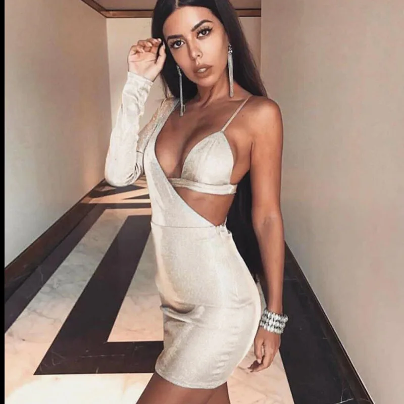 2 слоя женское блестящее платье два предмета лето одно плечо грудь открытые