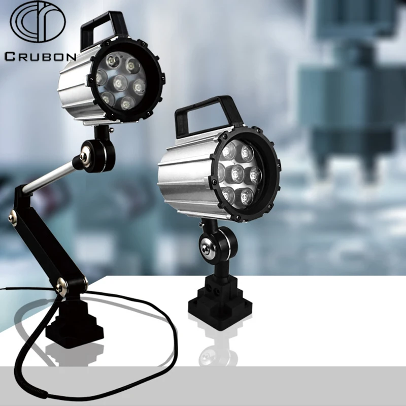 CRUBON 7 Вт/12 Вт 24 В 36 В/220 водонепроницаемый IP65 CNC станок светодиодный светильник для