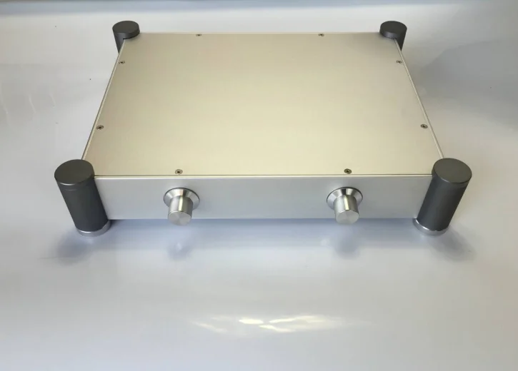 GZLOZONE DIY округлый ламповый усилитель шасси предусилитель Amp чехол 430*84*342 мм L12
