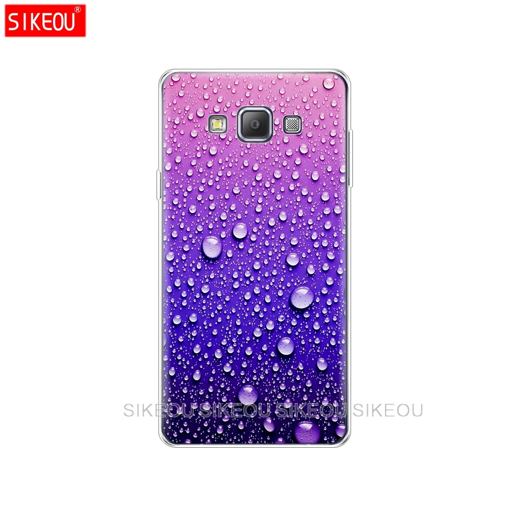 Силиконовый чехол для Samsung Galaxy A7 2015 из мягкого ТПУ A700 A700F нарисованные ракушки с