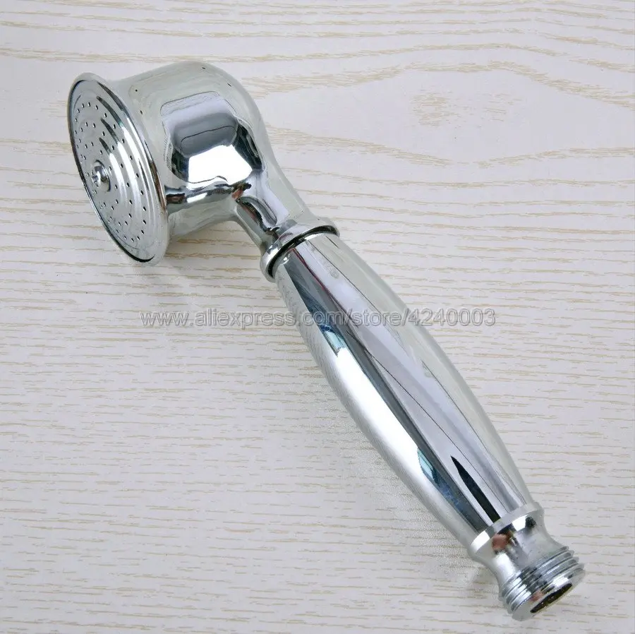 

Polished Chrome Brass Telephone Water Saving Shower Head Bathroom Bath Sprayer Hand Showerhead Khh017