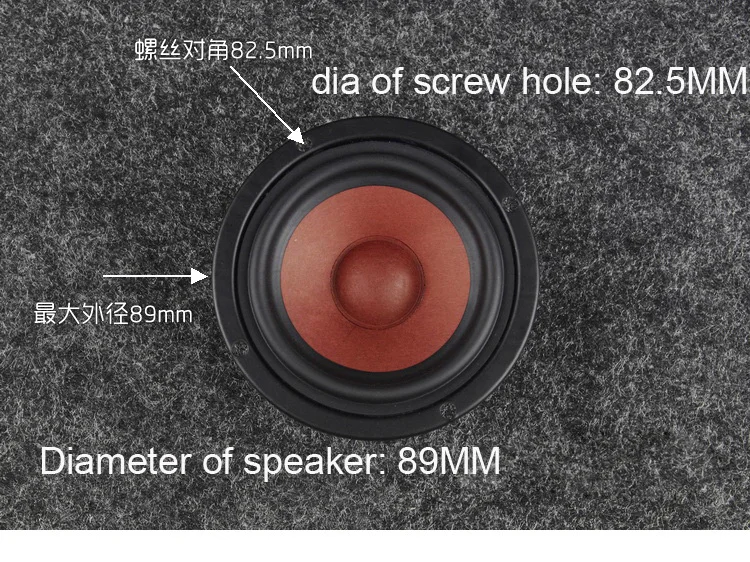 2 шт./лот Sounderlink HiFi 3 дюйма полный спектр динамиков " твитер Средний бас ремонт DIY монитор аудио домашний кинотеатр