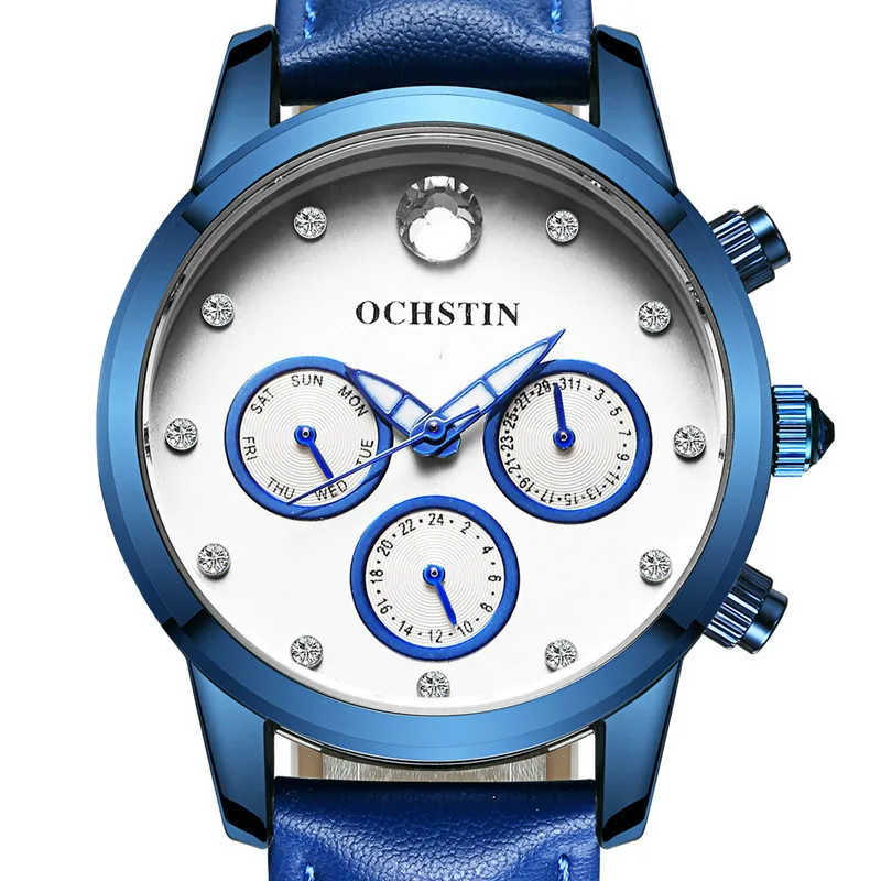 OCHSTIN новый дизайн модные женские часы элегантные кварцевые со стразами