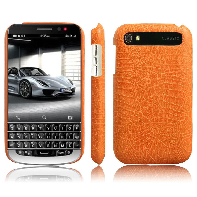 Чехол накладка из искусственной кожи под крокодиловую кожу для BlackBerry Classic Q20 7