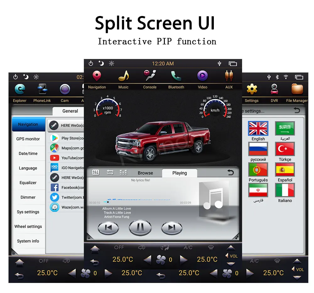 Krando Android 8,1 12," Tesla Стиль Вертикальное автомобильное радио для Chevrolet Silverado и GMC Sierra- навигационный плеер