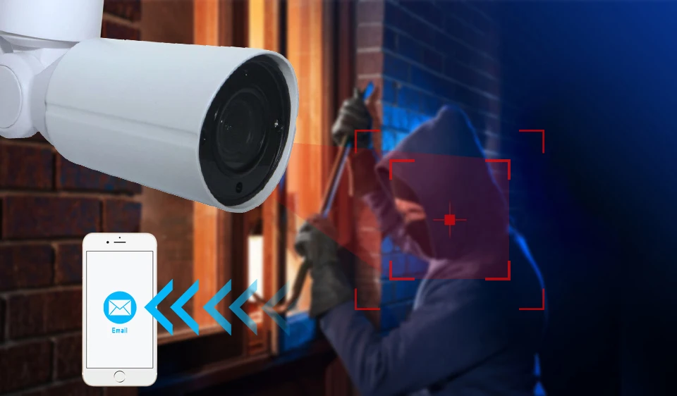 IP камера Onvif уличная 5 Мп 2 МП 1080P PTZ 4 кратный зум|Камеры видеонаблюдения| |