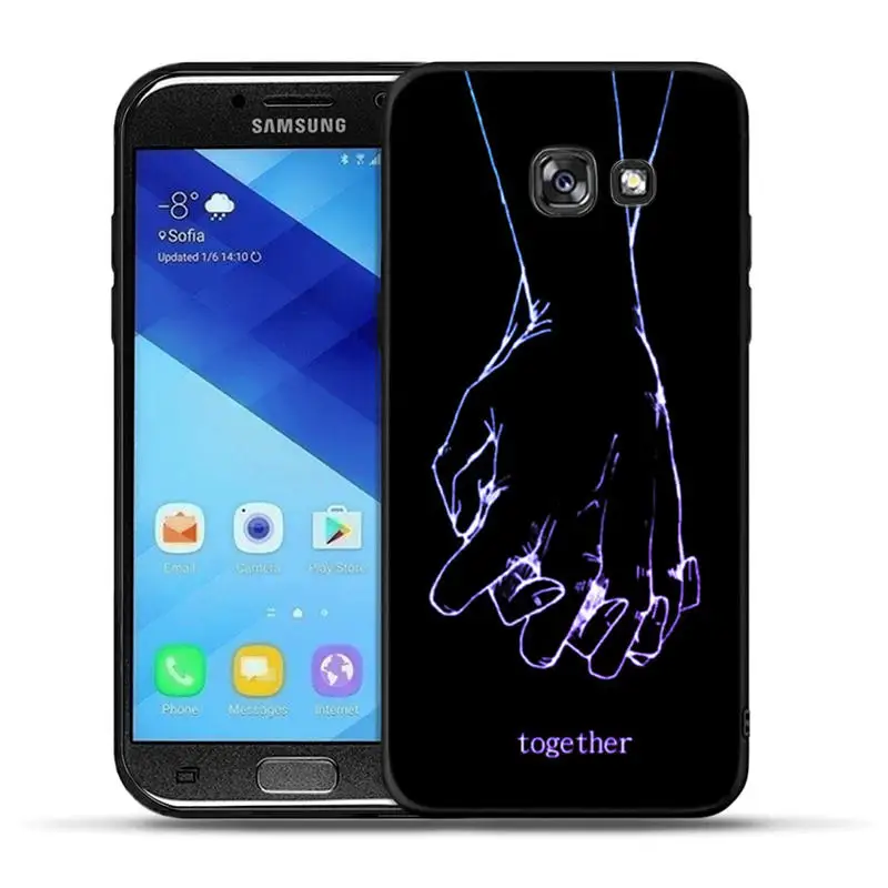 H1151 Черный матовый чехол для телефона samsung Galaxy A3 A5 A6 A7 A8 Plus художественный силиконовый чехол s для samsung A30 A50 Fundas - Цвет: H1151