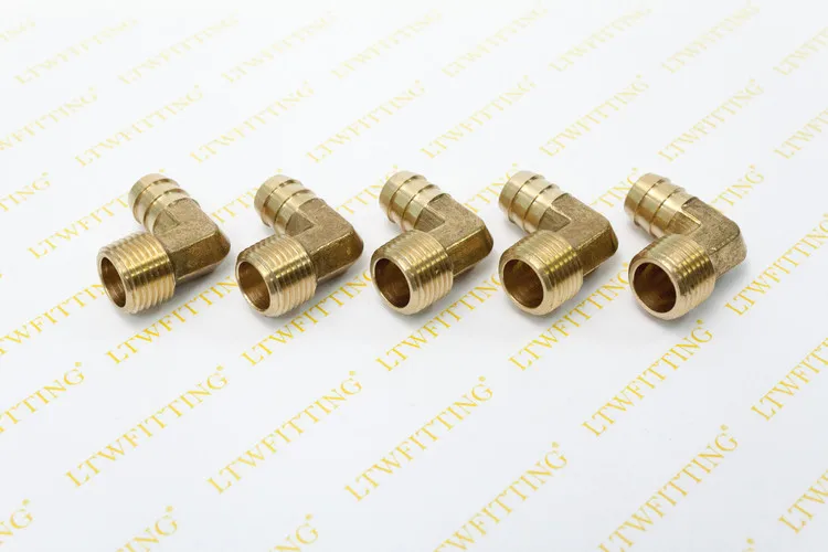 LTWFITTING латунный штуцер с углом 90 градусов внутренним диаметром 5/8 дюйма наружный