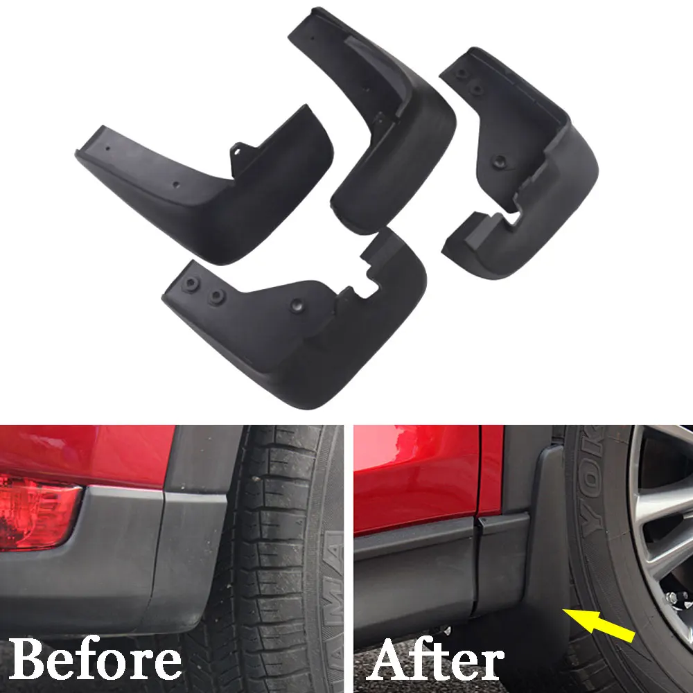 For Mazda CX-5 CX5 2nd 2017 2018 4Pcs ABS Front Rear Car Mud Flaps Mudflaps Splash Guards Flap Mudguards Accessories | Автомобили и