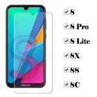 Защитное стекло для Honor 8s 8X 8C 8S Prime Honor8 Lite Xonor, Защита экрана для Huawei 8 X C S S8 X8, пленка из закаленного стекла