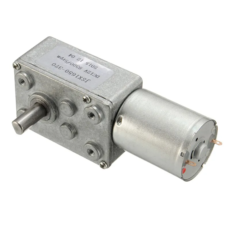 DC 12V редукторный мотор червь Реверсивный высокий крутящий момент турбо редуктор ed мотор 2-100 об./мин мини Электрический редуктор коробки передач