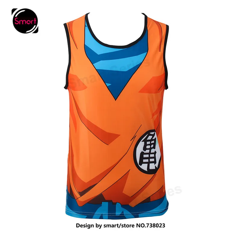 2017 Новая мода Ball Z Безрукавки для женщин Гоку Гохан жилет Yamcha Вегета Летний Стиль