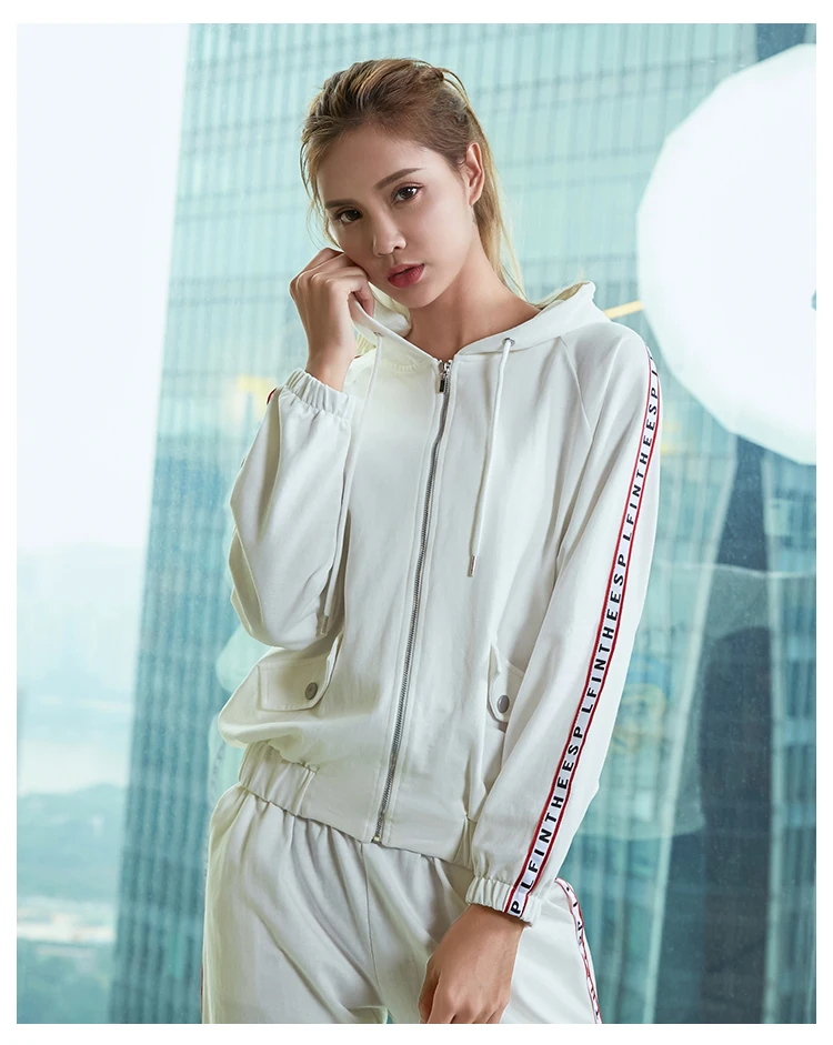 Спортивная куртка женская Veste sport femme, куртки для йоги, Спортивная Куртка jaqueta feminina, толстовка с капюшоном, толстовка, женская кофта для бега, спортивный костюм