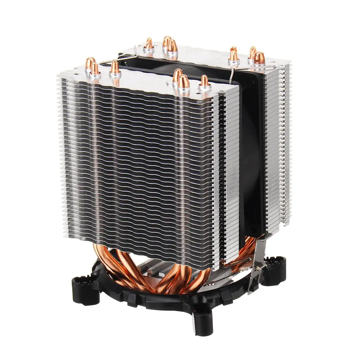 6xCopper тепловые трубки Blue светильник 3/4Pin Процессор Вентилятор охлаждения один двойной вентилятор радиатора для Intel 775/1150/1151/1155/1156/1366 для AMD