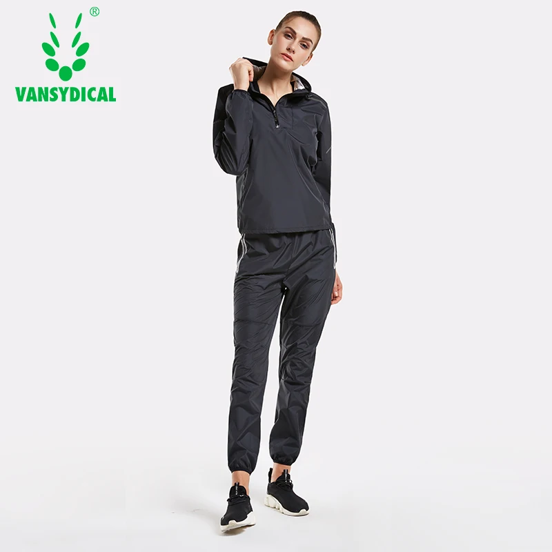 Vansydical женские спортивные костюмы для похудения комплекты йоги спортивный костюм