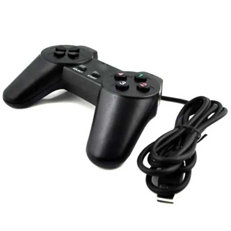 Проводной игровой джойстик Double Shock USB 2 0 простой контроллер геймпад для ПК
