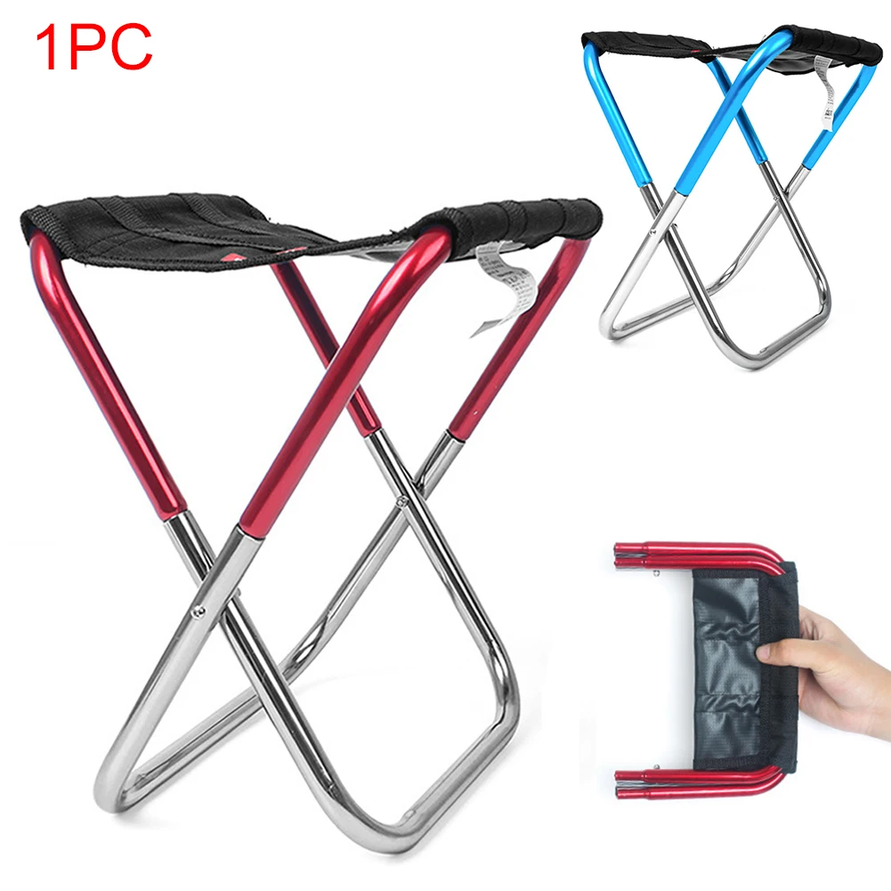 Пикник Кемпинг складной мини удобный открытый стул Quick Rest портативный