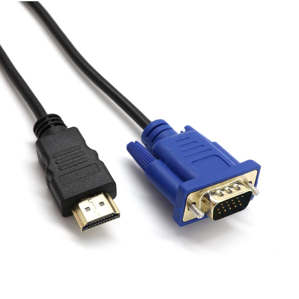 1 шт. 8 м Выход Дисплей 1080 P быстрая передача конвертер TV Box HDMI к VGA мужчины