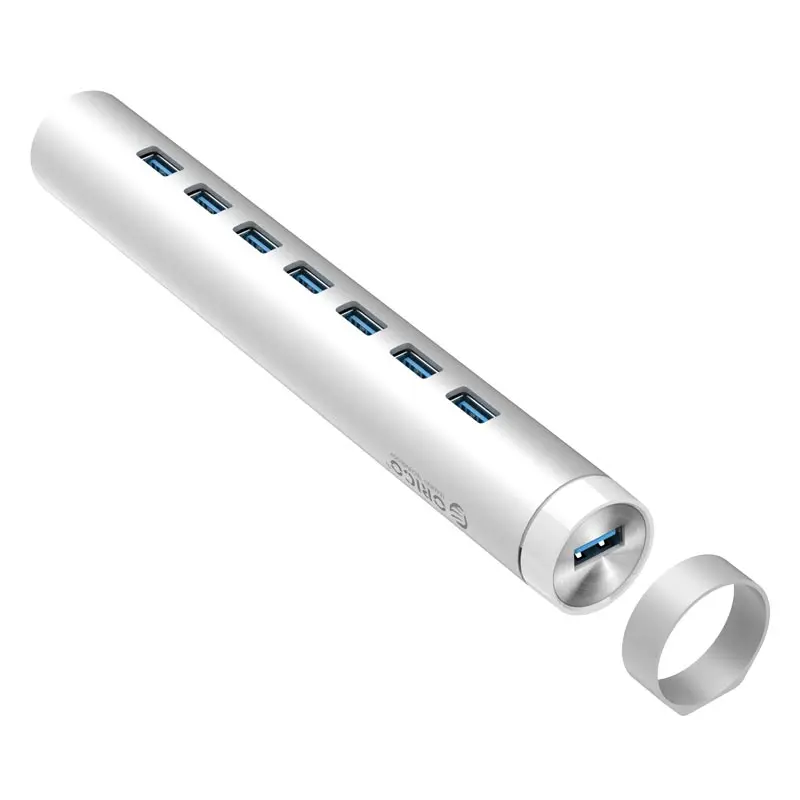ORICO ARH7 U3 SV алюминиевый Mac 7 портов USB3.0 концентратор для ноутбука Apple MAC идеально