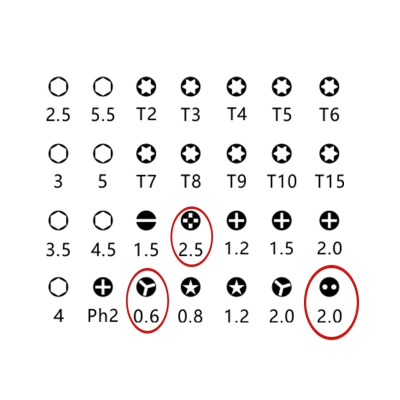 Набор отверток 38 в 1 набор инструментов для разборки магнитных телефонов Samsung iPad