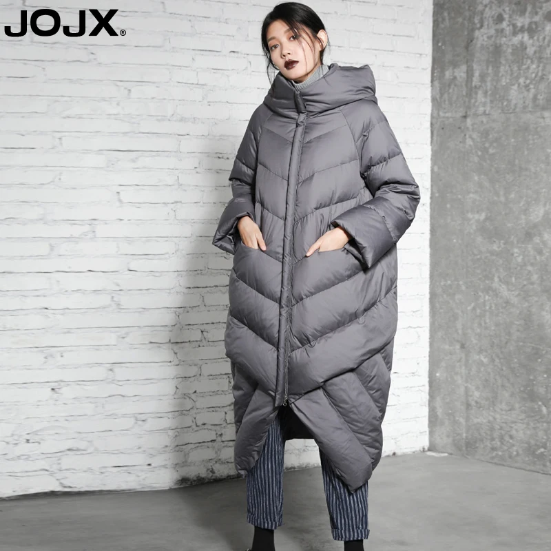 JOJX зимняя куртка женская 2018 новая парка Женская Стеганая с капюшоном Длинные