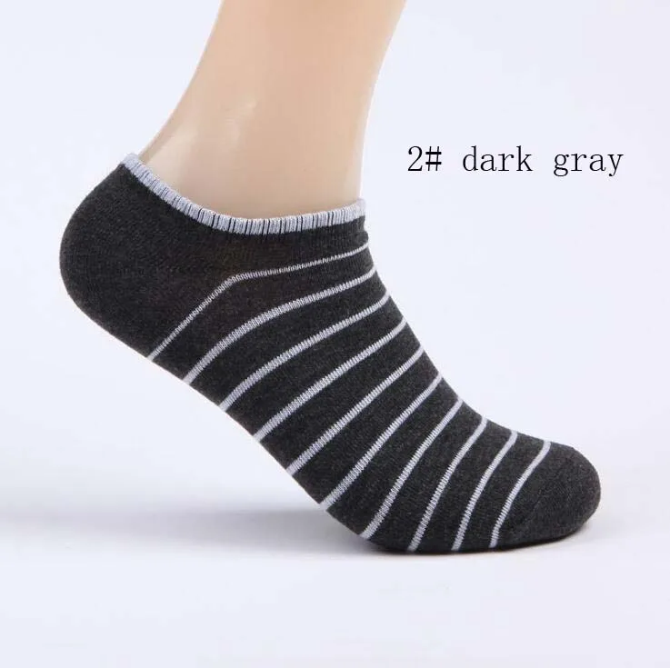 Короткие носки с маленькими полосками Повседневные эластичные короткие дышащие