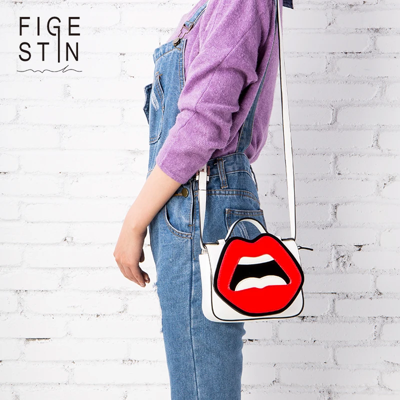 FIGESTIN женские сумки через плечо из ПУ кожи Черный Белый Мини Топ-ручка сумка