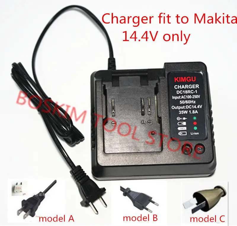 Сменное зарядное устройство для литий ионной батареи Makita 14 4 В DC18RA BL1415 BL1430 BL1440 BL1450
